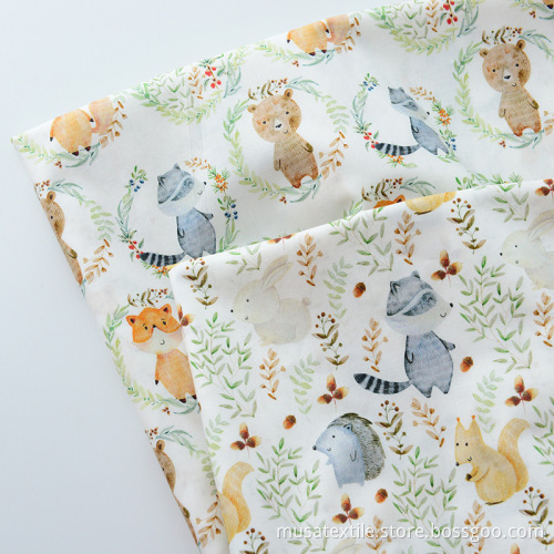 Organic Liberty Custom Printed 100% Cotton Woven Fabric